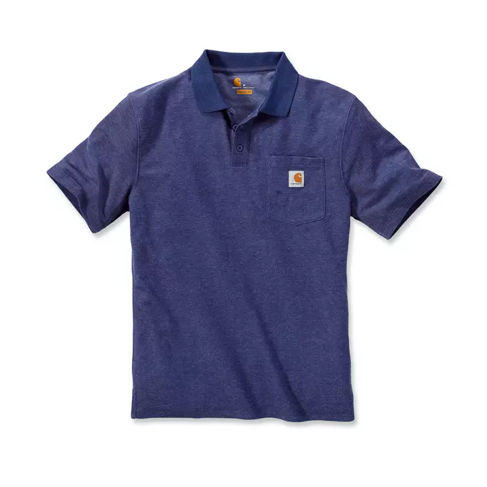 Carhartt Contractor's polo T-skjorte, Deep Blue Indigo, large image number 0