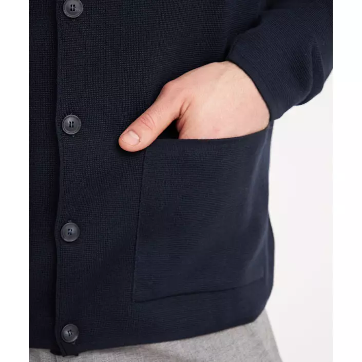 Clipper Manchester cardigan med knappar, Dark navy, large image number 5