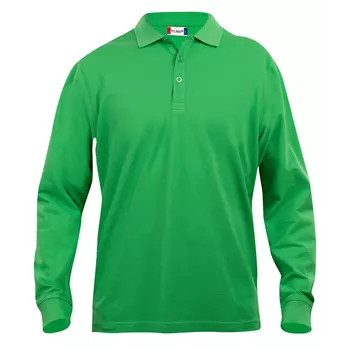Clique Classic Lincoln long-sleeved polo, Apple Green