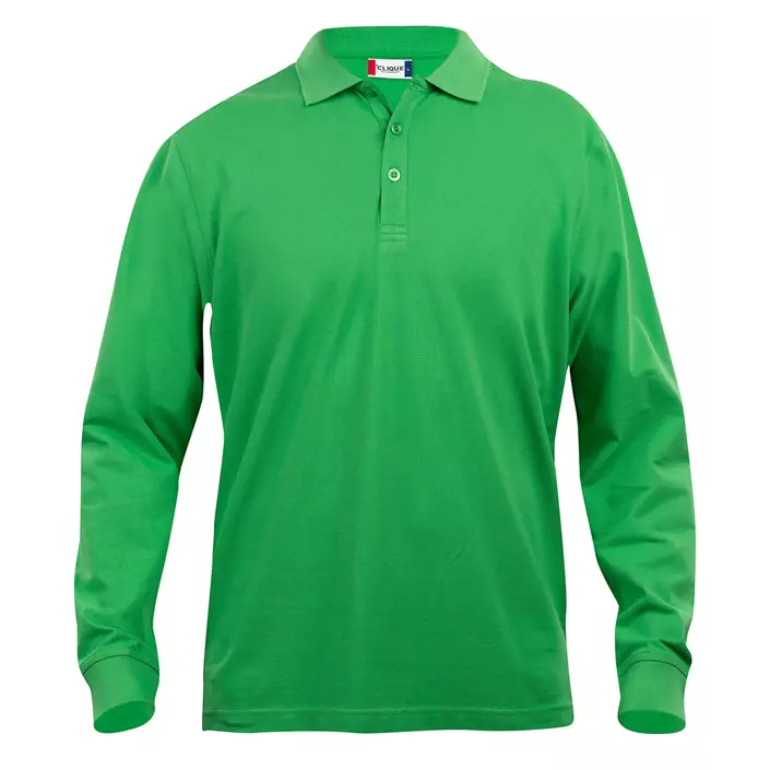 Clique Classic Lincoln long-sleeved polo, Apple Green, large image number 0