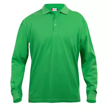 Clique Classic Lincoln long-sleeved polo, Apple Green