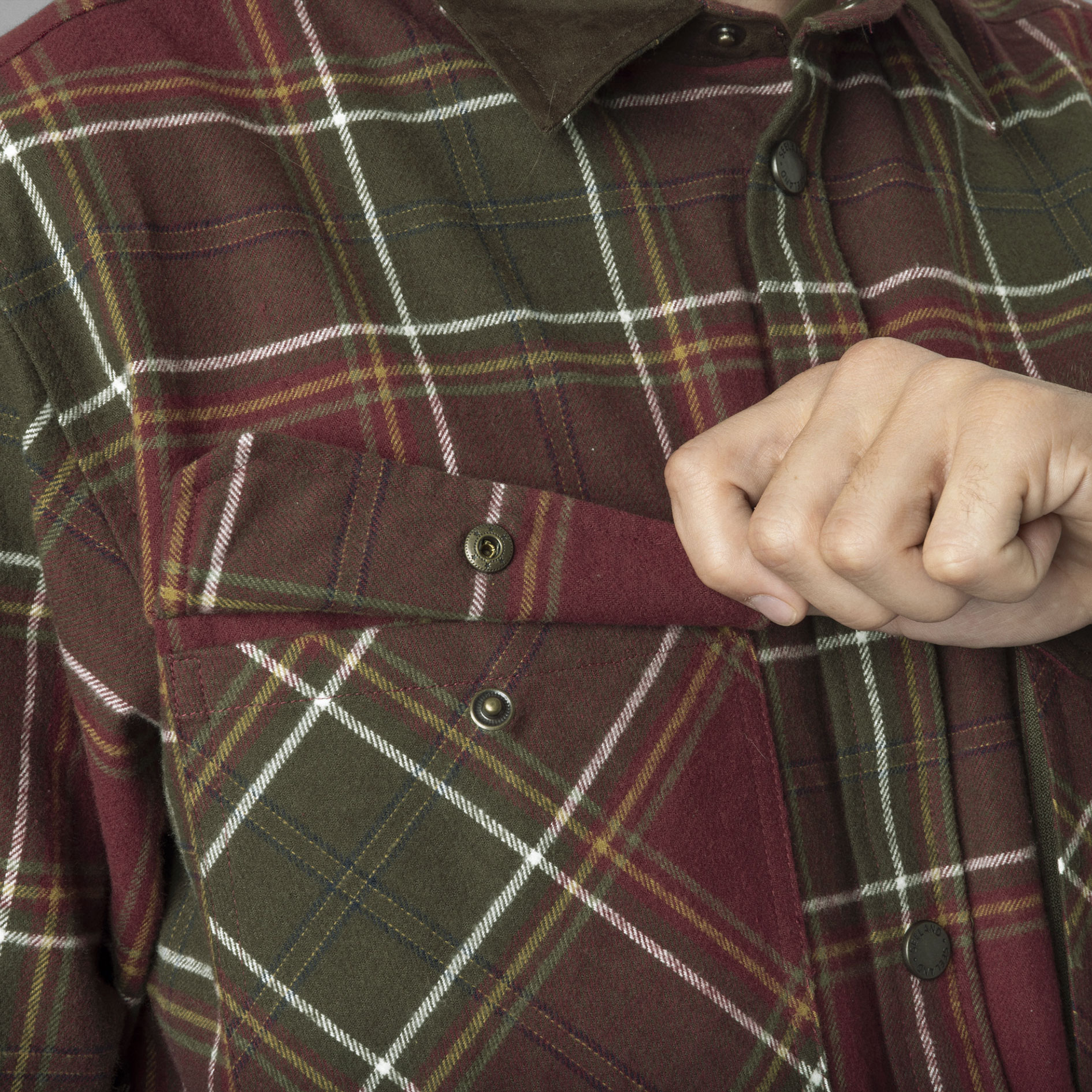 Seeland Banff lumberjack shirt, Red Check, large image number 5