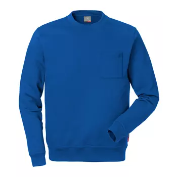 Kansas Match sweatshirt / work sweater, Blue