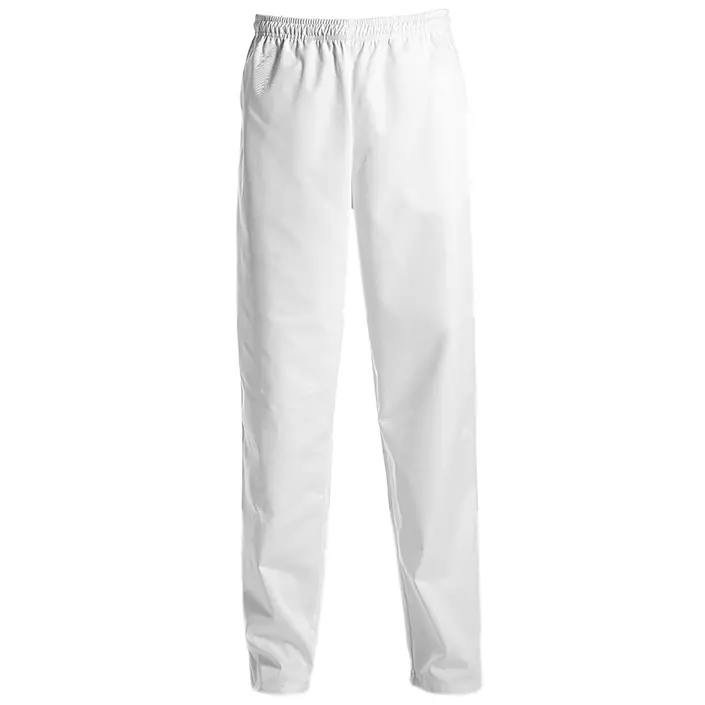 Kentaur  trousers with elastic/jogging trousers, White, large image number 0