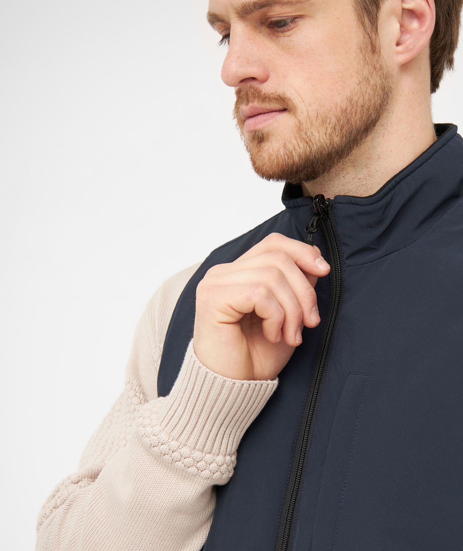 Clipper Paisley v&auml;ndbar vadderad v&auml;st, Navy Night Sky, large image number 7