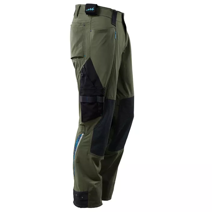 Mascot Advanced work trousers Full stretch, Moss green, large image number 3