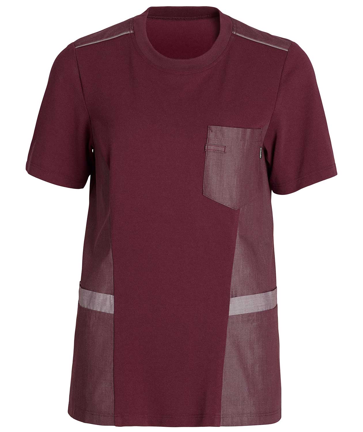 Kentaur women's pique T-shirt, Bordeaux, Bordeaux, swatch