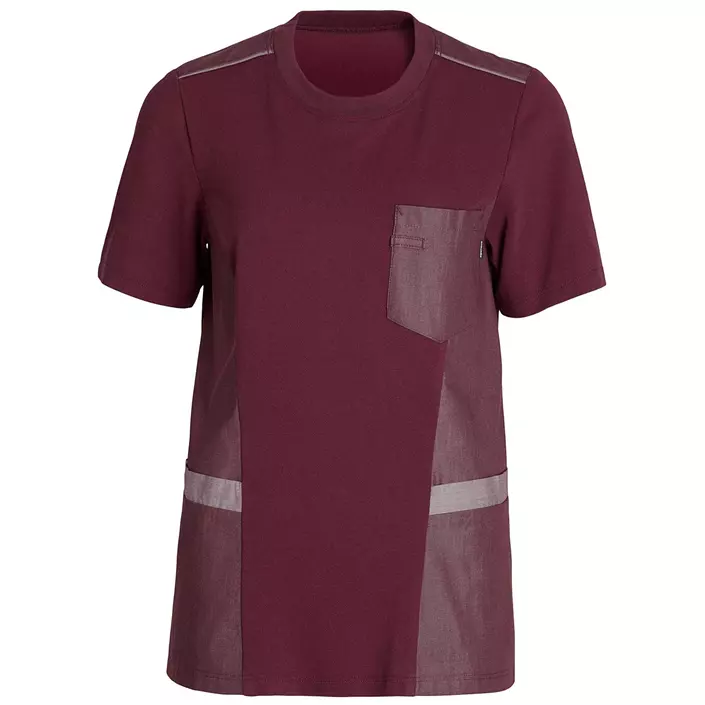 Kentaur dame pique T-skjorte, Bordeaux, large image number 0