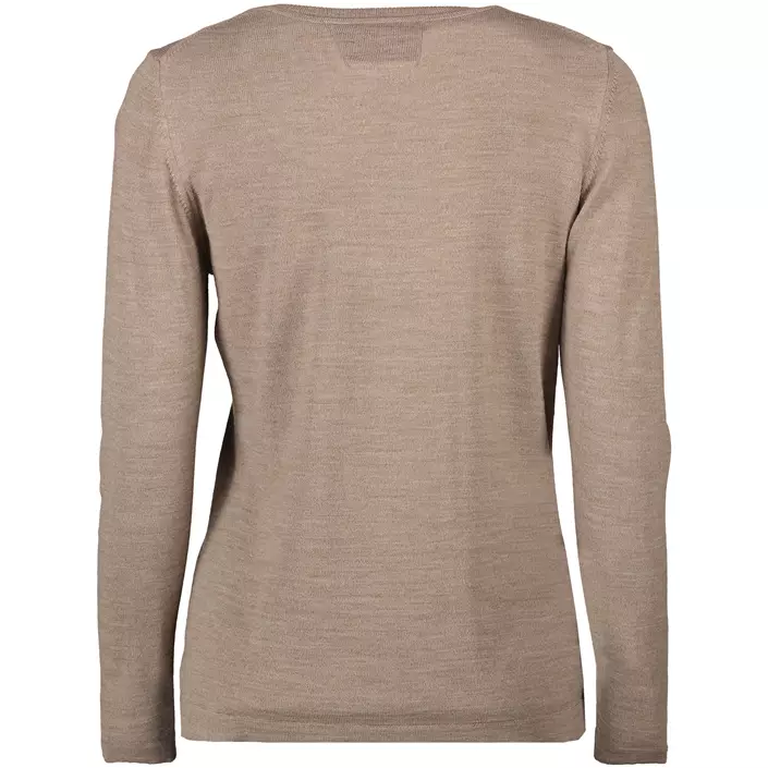 Seven Seas women's knitted pullover with merino wool, Sand melange, large image number 1