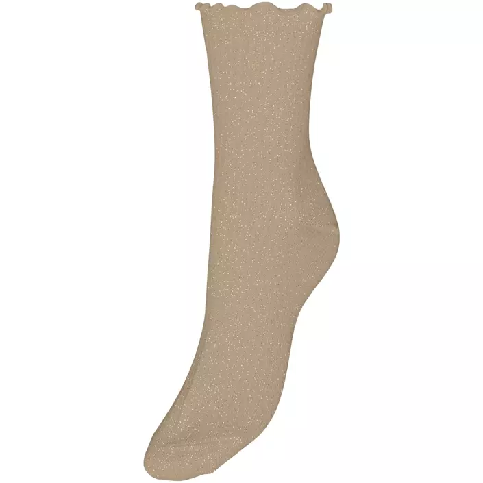 Vero Moda VMMAGIC dame glimmerstrømper, Nomad Gold, Nomad Gold, large image number 0