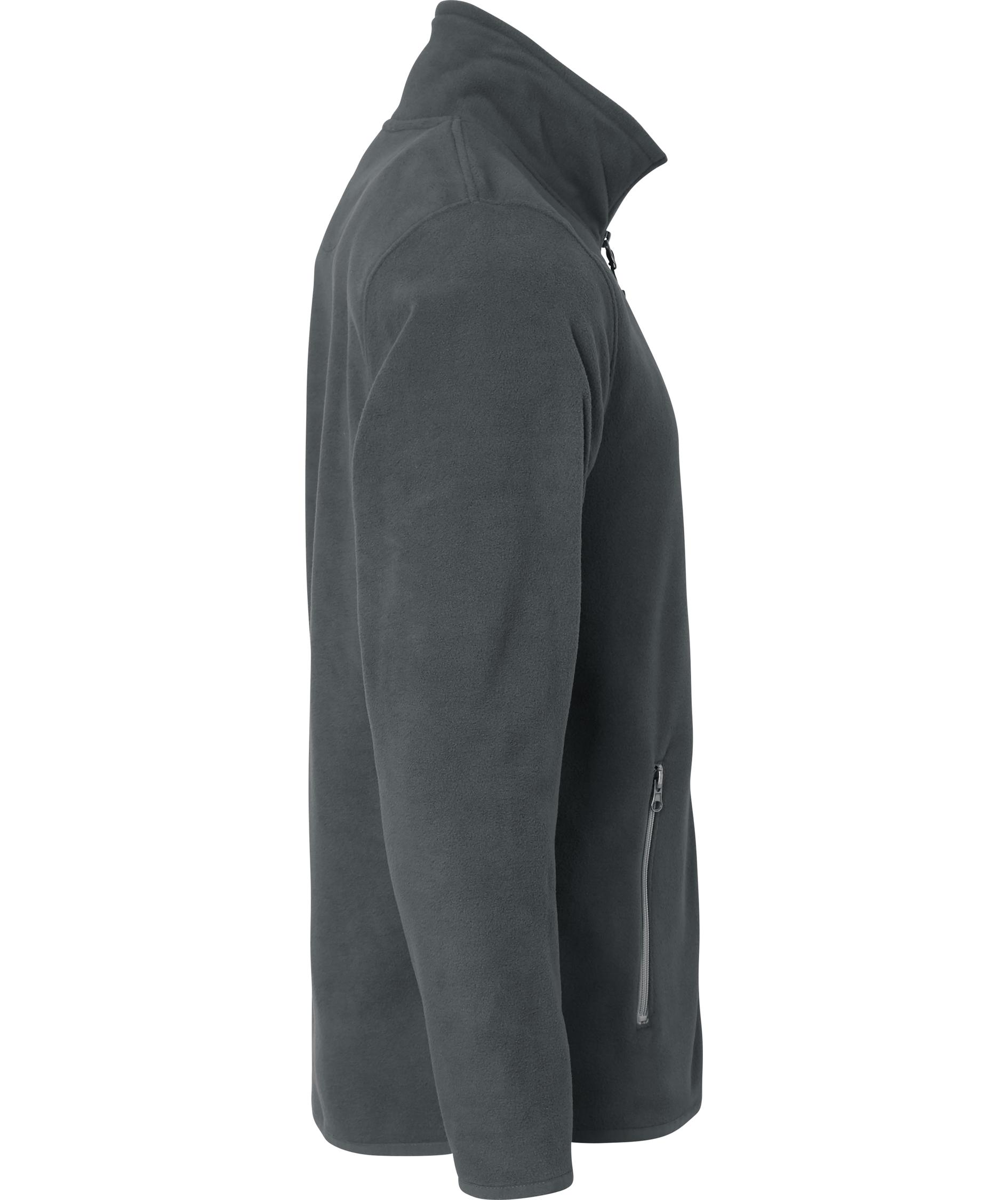 Top Swede fleecejacka 154, M&ouml;rkgr&aring;, large image number 2