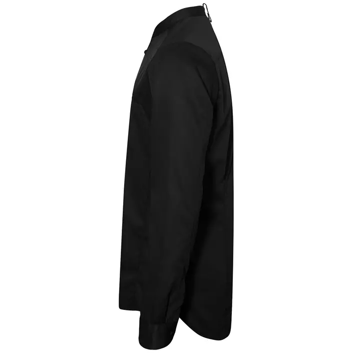 Segers 1091 slim fit chefs-/service shirt, Black, large image number 3