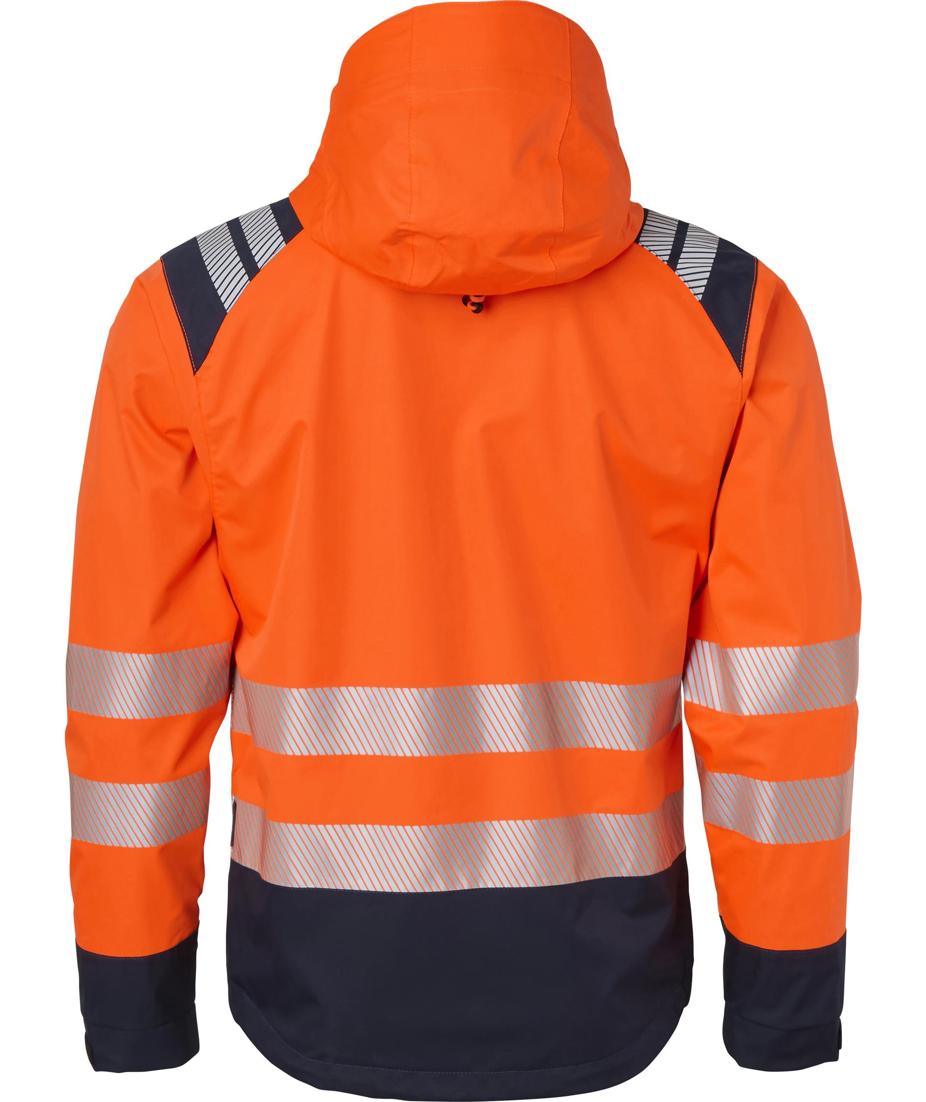 Top Swede shell jacket 130, Hi-Vis Orange/Navy