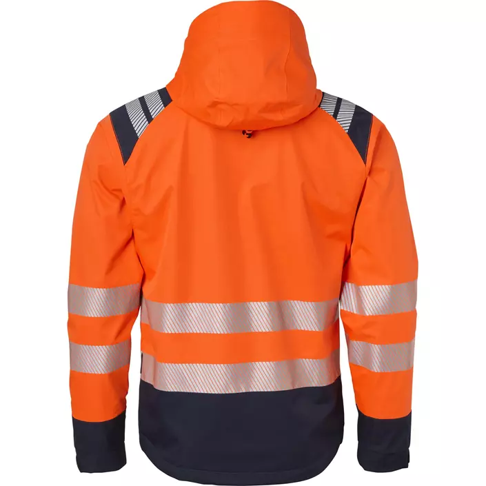 Top Swede shell jacket 130, Hi-Vis Orange/Navy, large image number 1