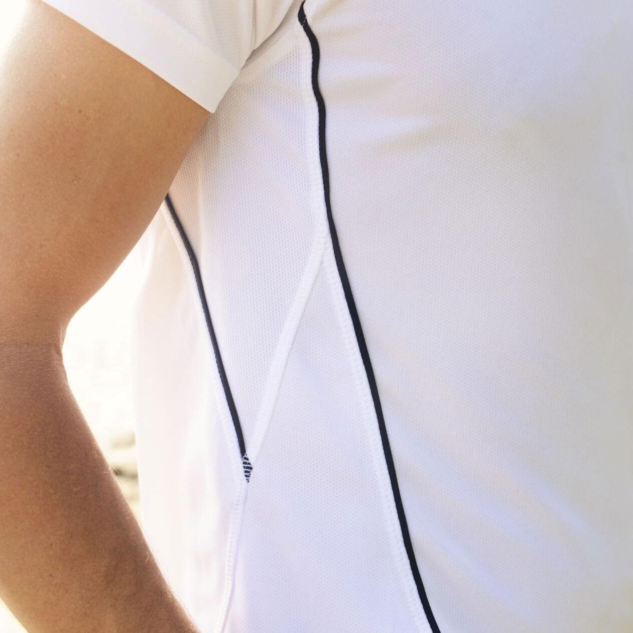 Clique Ice Sport-T  T-shirt, White/navy, large image number 2