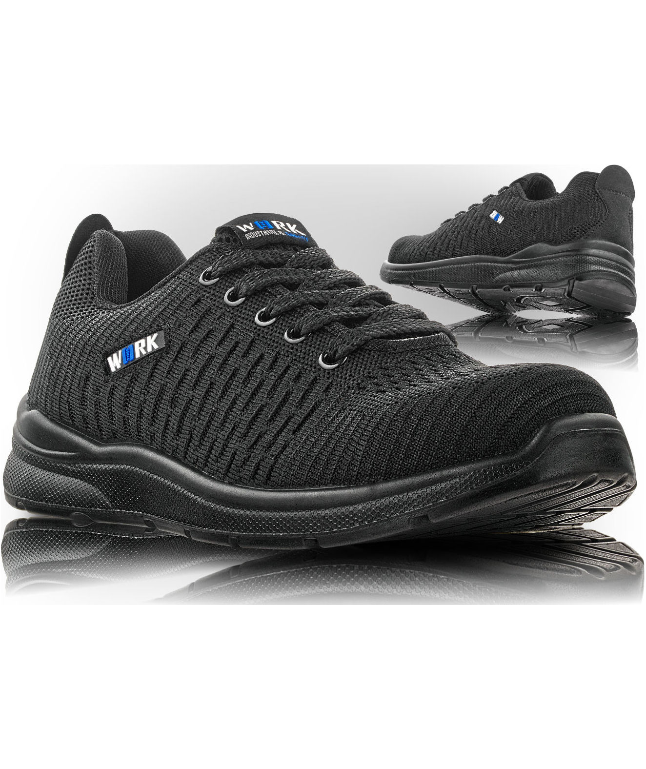 Worktime Malaga sikkerhedssko S1, Sort, large image number 2