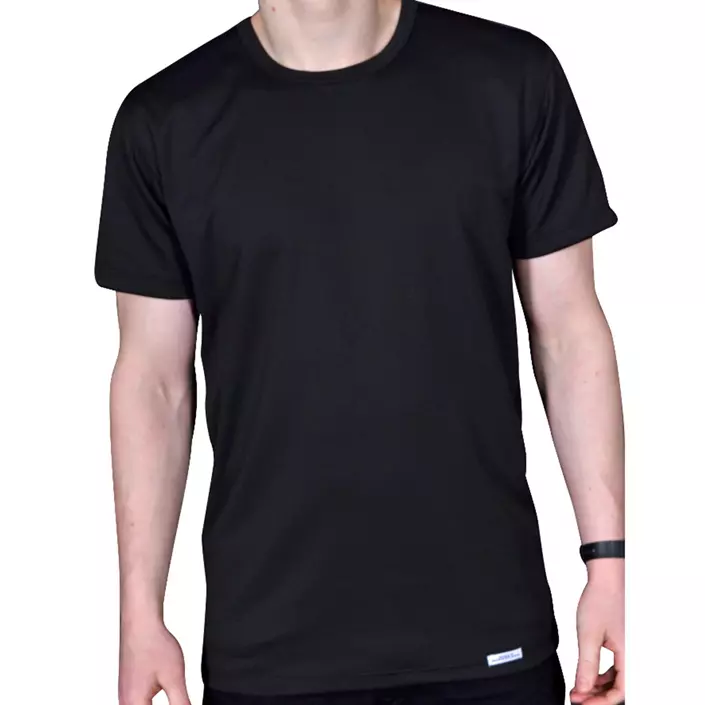by Mikkelsen den danska försvar Tränings T-shirt, Svart, large image number 1