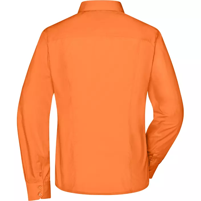 James & Nicholson modern fit skjorta dam, Orange, large image number 1