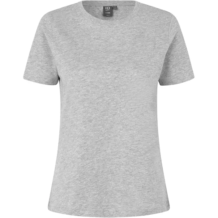 ID T-Time dame T-shirt, Grå melange, large image number 0