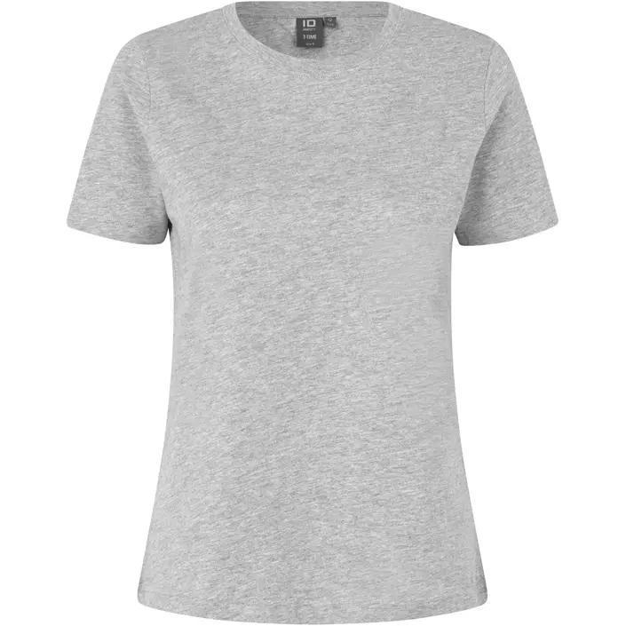ID T-Time T-shirt dam, Grå melange, large image number 0