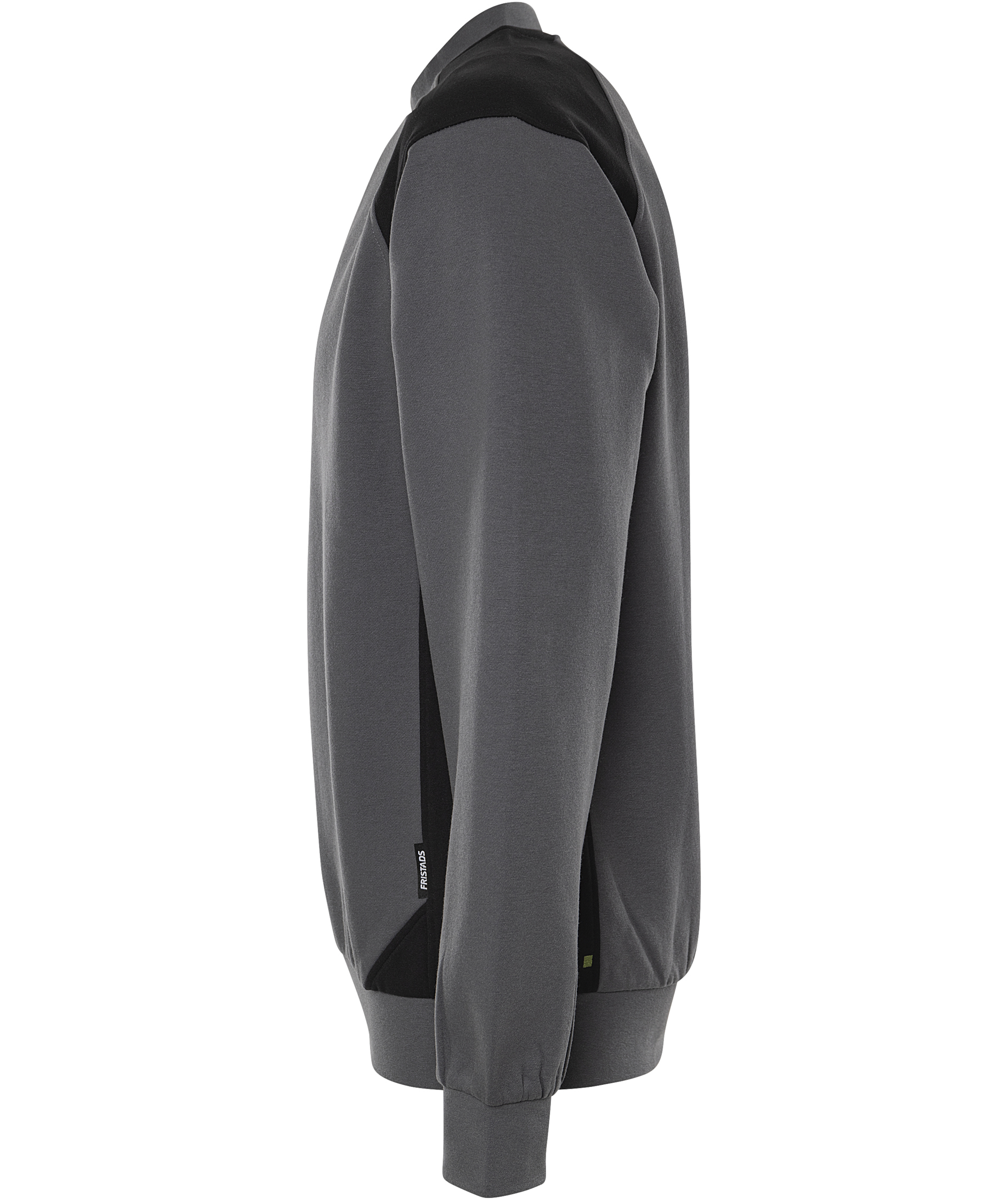 Fristads collegegenser 7048 GSM, Gr&aring;/Svart, large image number 3