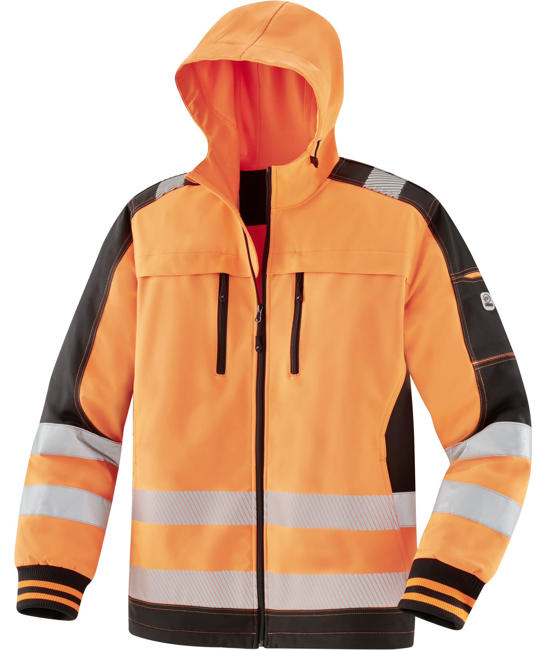 Terrax softshell jacket, Hi-vis Orange