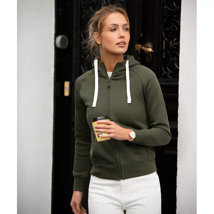 Nimbus Williamsburg women's hoodie with full zipper, Olive Green, large image number 1