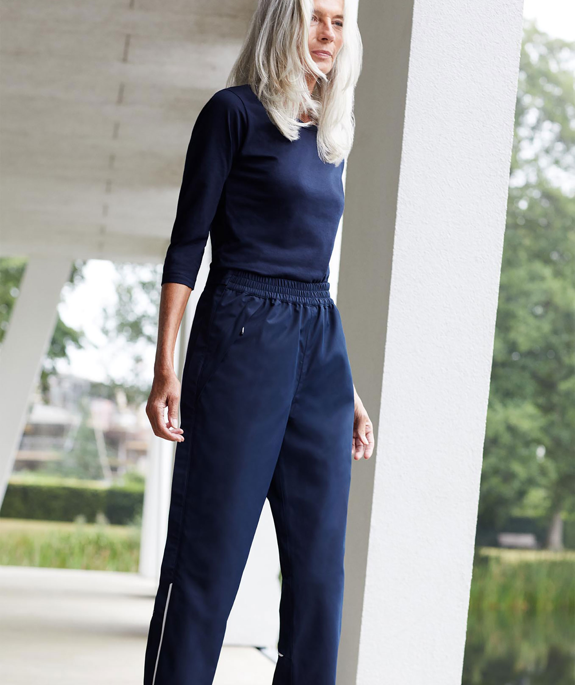 ID Zip'n'mix overtrousers, Navy, large image number 1