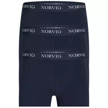 NORVIG 3-pak boxershorts, Sort/Navy