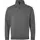 Top Swede sweatshirt med kort lynlås 0102, Mørk Grå, Mørk Grå, swatch