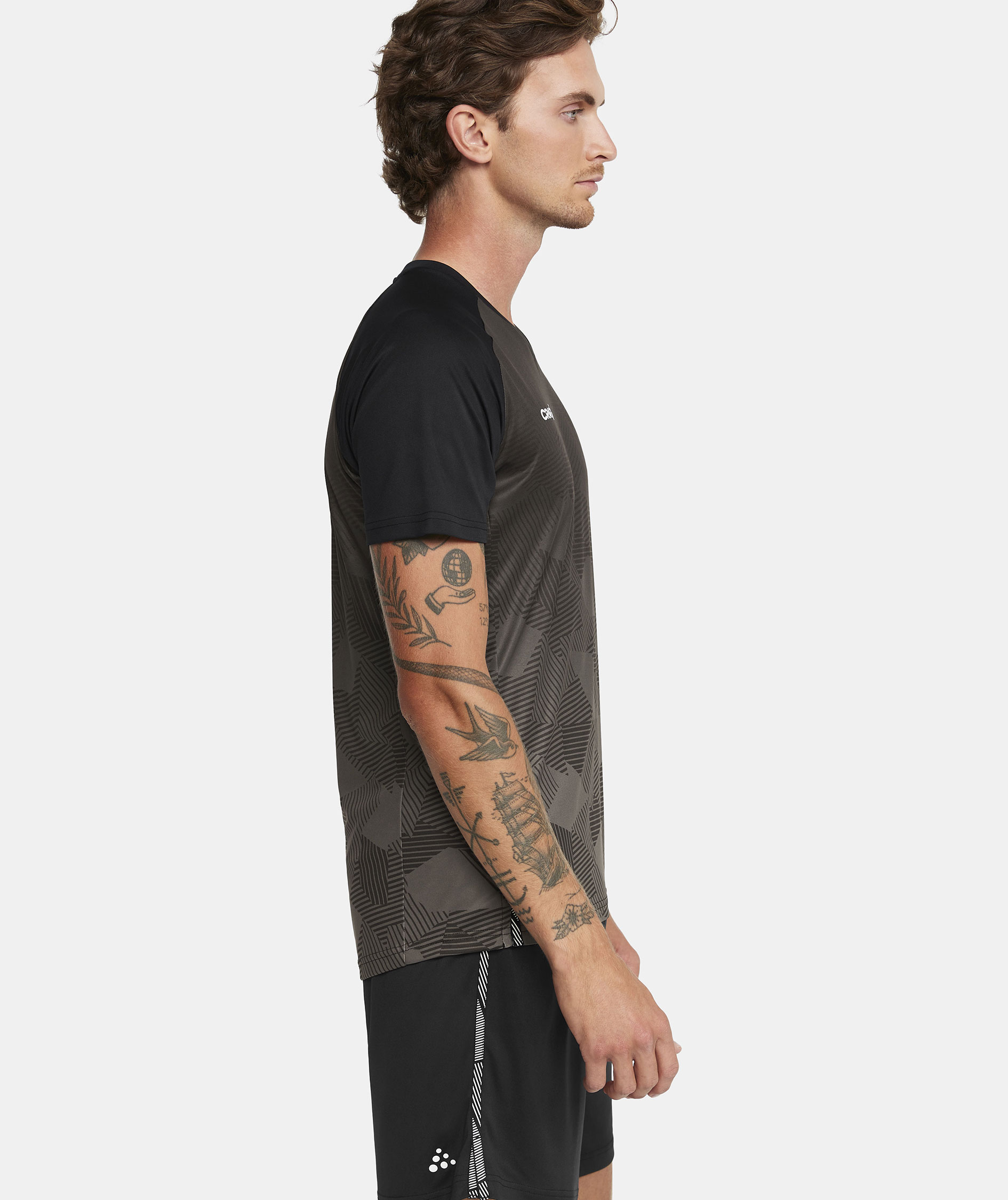 Craft Premier Fade Jersey T-shirt, Black, large image number 6