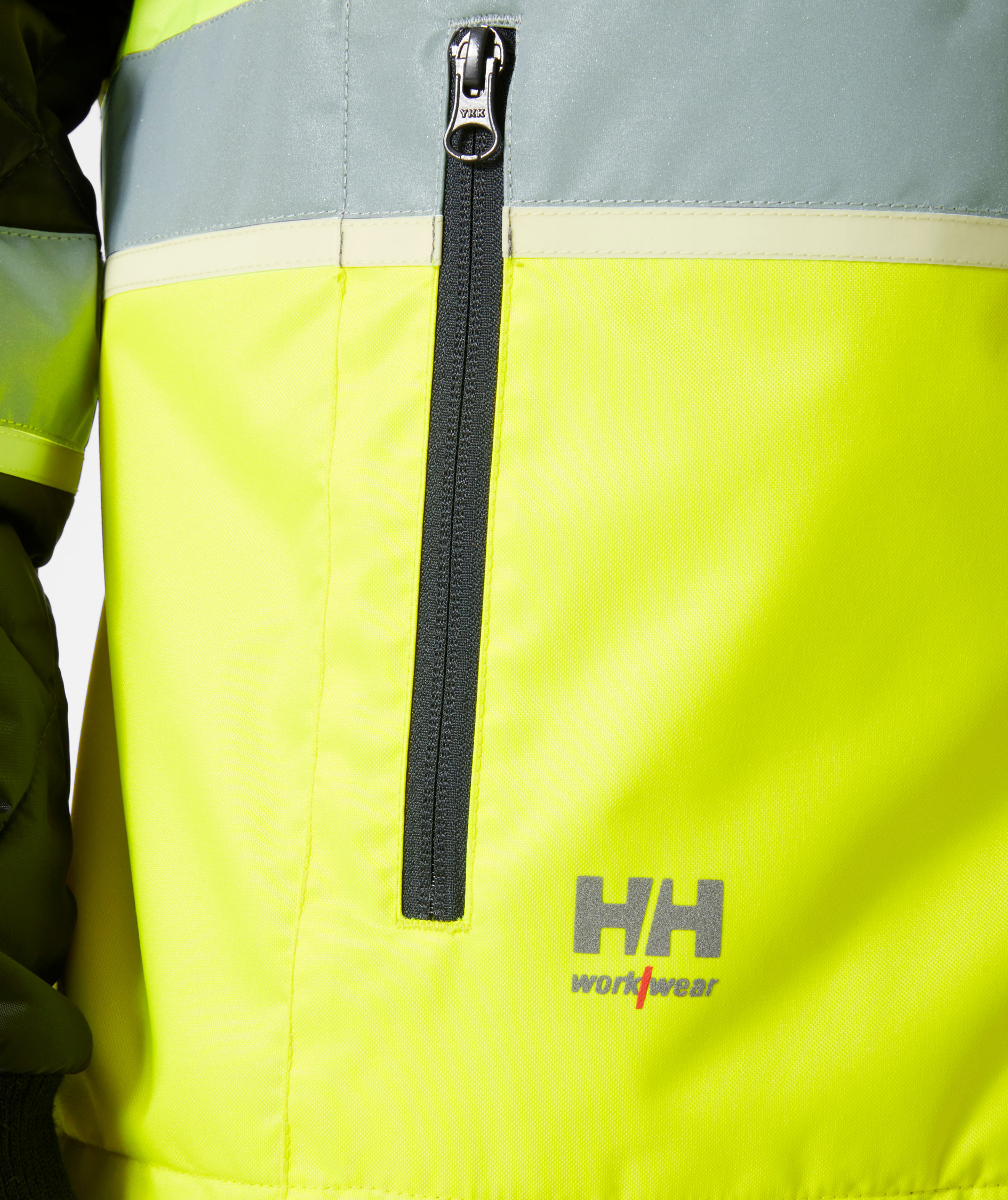 Helly Hansen UC-ME 2-i-1 insulator Jacke, Hi-vis Gelb/Ebony, large image number 7