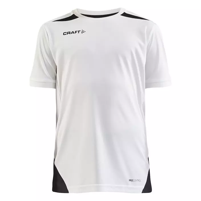 Craft Pro Control Impact T-shirt for kids, White/Black, large image number 0