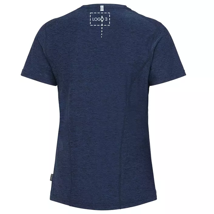 Pitch Stone dame T-shirt med logotryk, , large image number 2