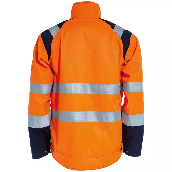 Tranemo Vision HV work jacket, Hi-vis Orange/Marine, large image number 1