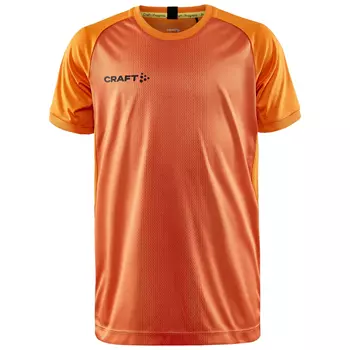 Craft Progress 2.0 Graphic Jersey T-shirt for kids, Dark orange/sort