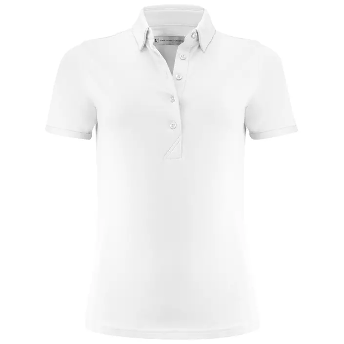 J. Harvest Sportswear American women's polo shirt, White, large image number 0