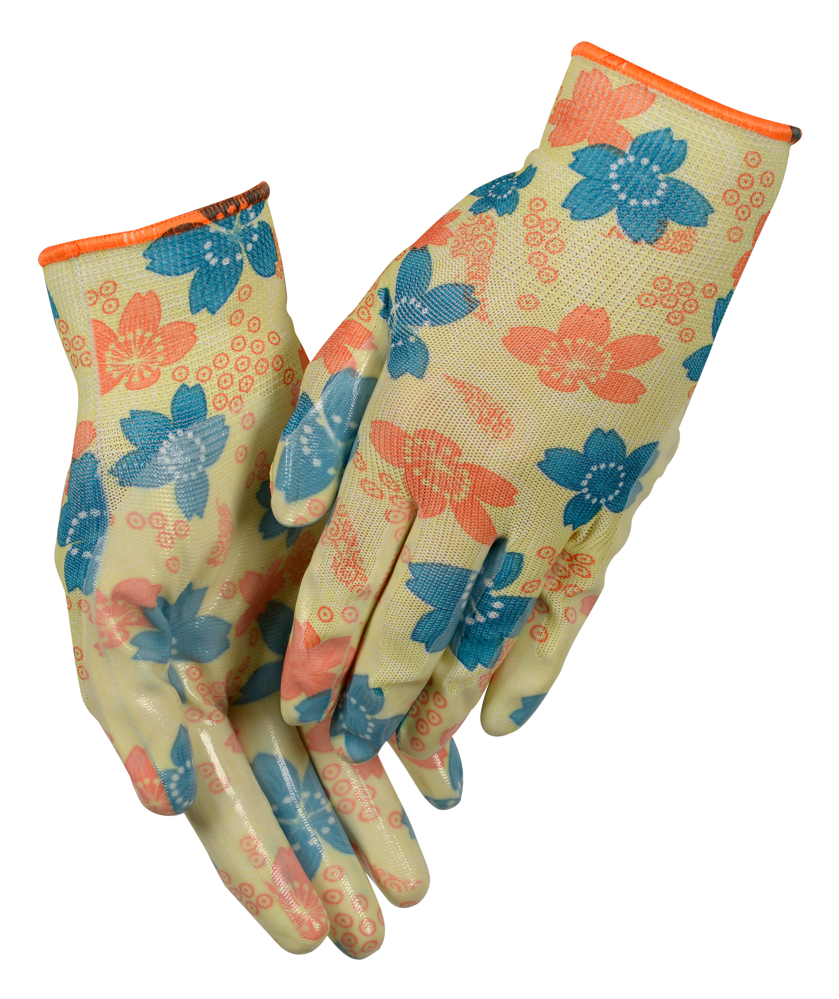 OX-ON Garden Basic 5005 arbejdshandsker, Gr&oslash;n/Bl&aring;, large image number 1