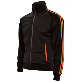 IK track jacket for kids, Orange/Black
