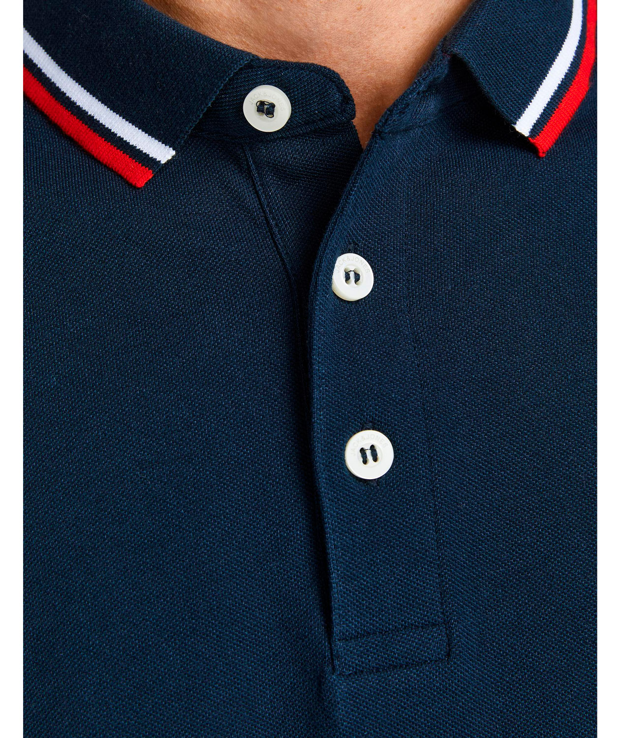 Jack & Jones JJEPAULOS polo T-skjorte, Navy Blazer, large image number 4