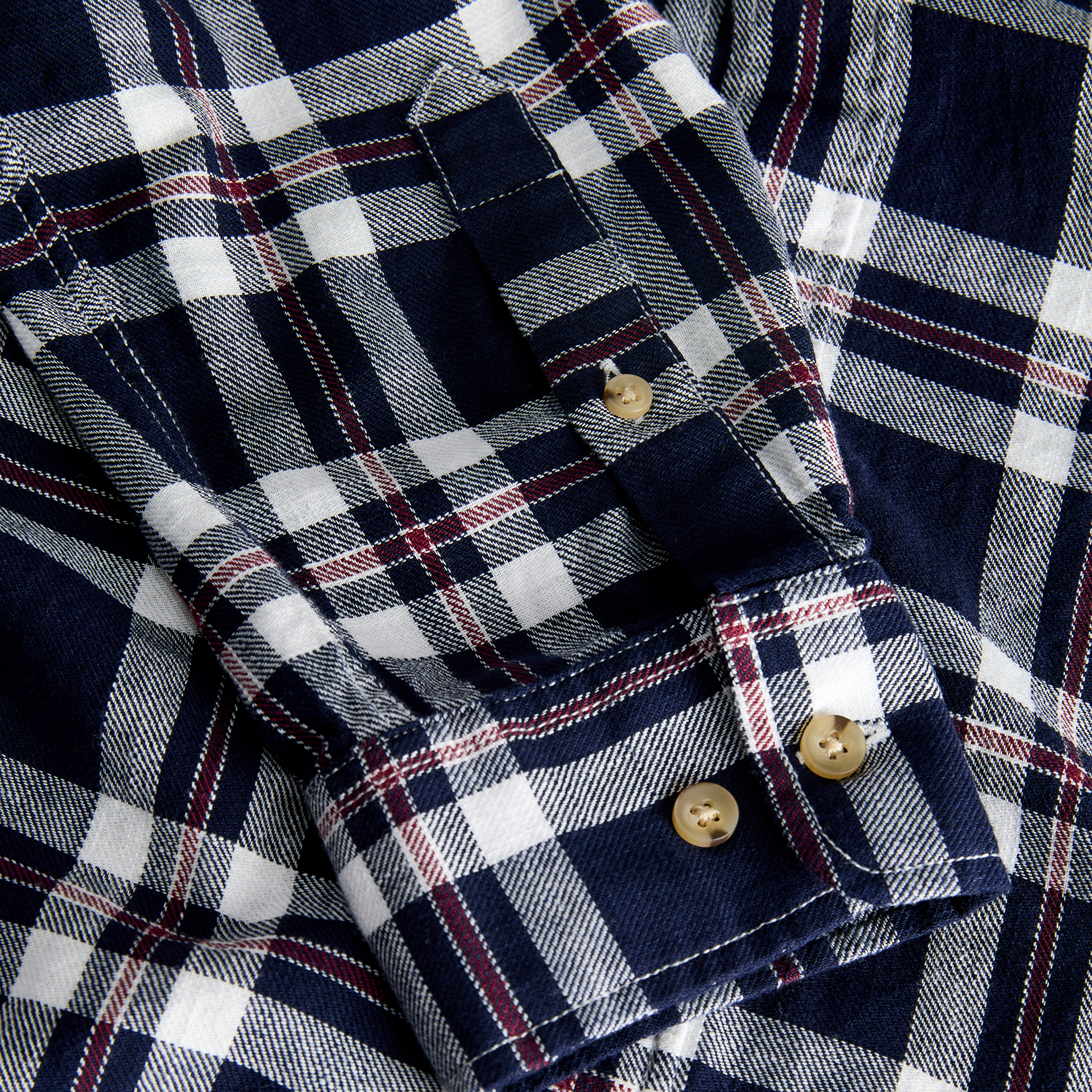 Jack & Jones JJEDOVER CHECK skjorte, Navy Blazer, large image number 3