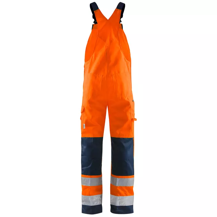 Fristads Arbeitslatzhose, Hi-vis Orange/Marine, large image number 1