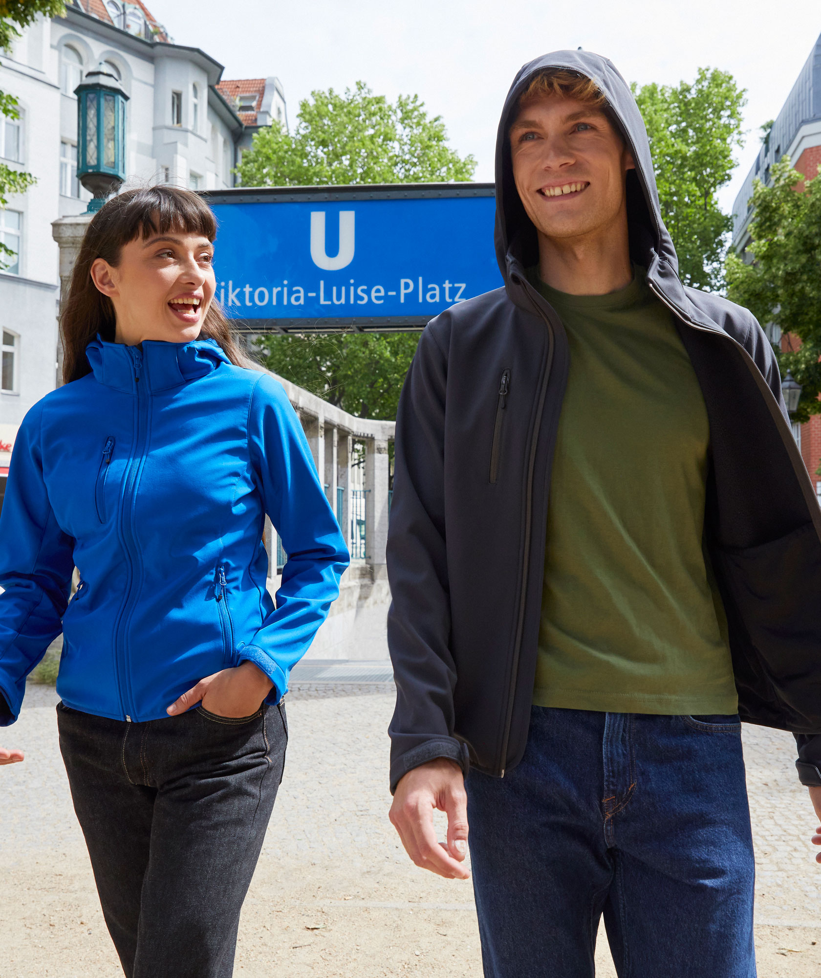 Clique Classic women's softshell jacket, Royal Blue