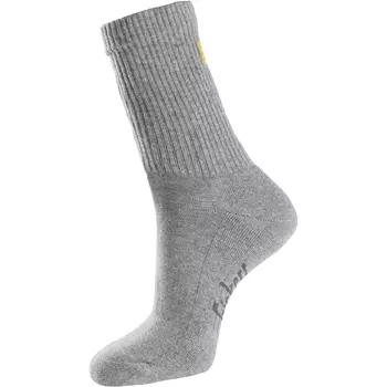 Snickers 3-pack socks, Grey melange