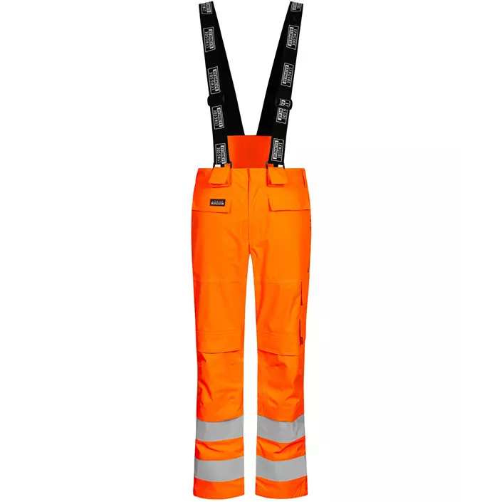 Lyngsøe raint trousers, Hi-vis Orange, large image number 0