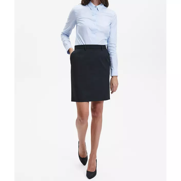 Sunwill Traveller Bistretch Modern fit short skirt, Charcoal, large image number 1