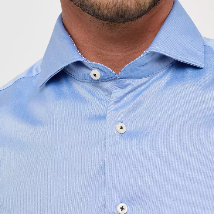 Eterna Soft Tailoring Slim fit Hemd, Medium Blue, large image number 3