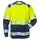 Fristads langärmliges T-Shirt 7457, Hi-vis gelb/marine, Hi-vis gelb/marine, swatch