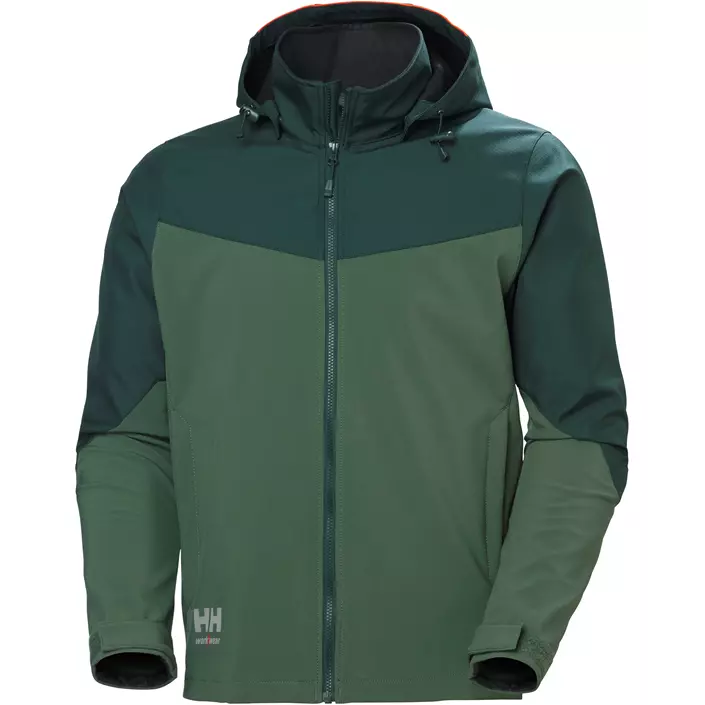 Helly Hansen Oxford softshell jacket, Spruce/Darkest Spruce, large image number 0