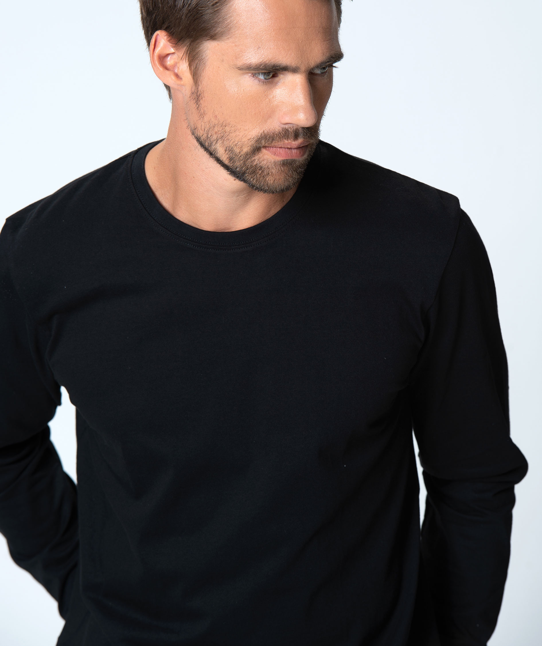 Clique Basic-T long-sleeved t-shirt, Black